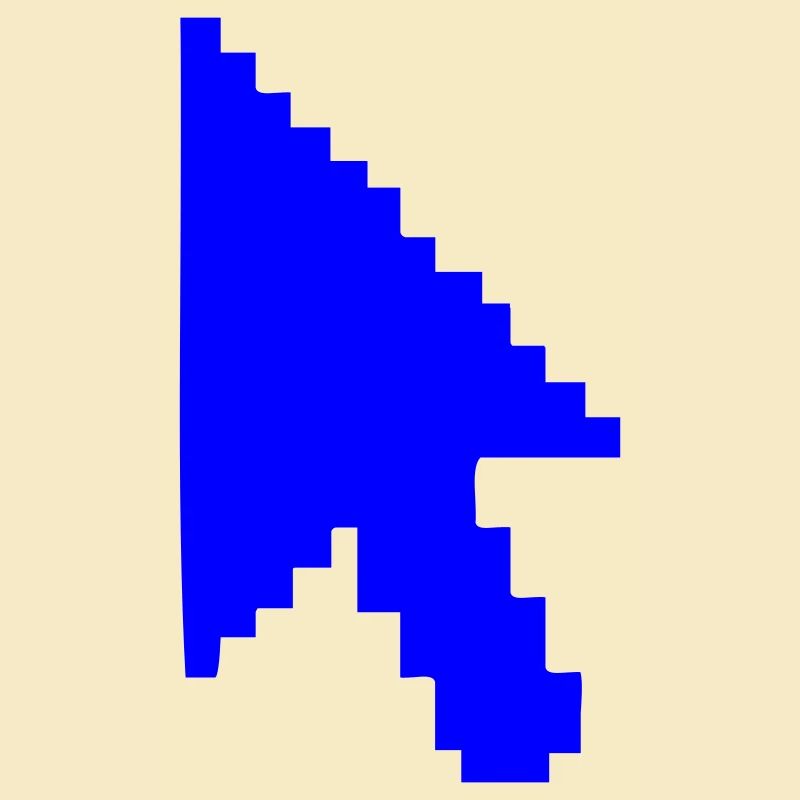 Pointer Mouse Silhouette