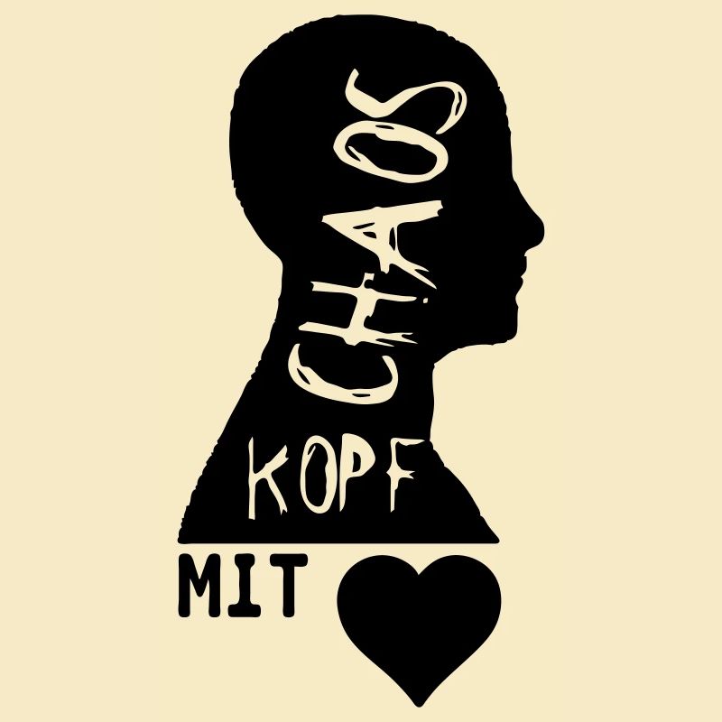 Chaoskopf mit Herz Geschenk