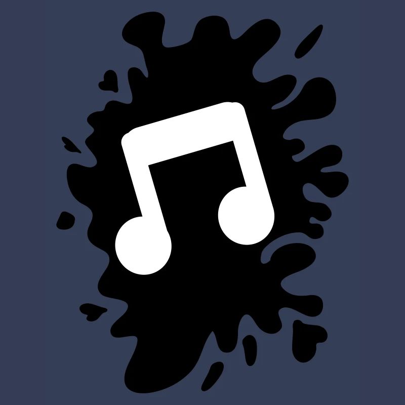 note de musique blob