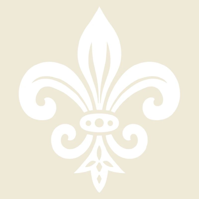 Schlichtes Fleur de lis Design