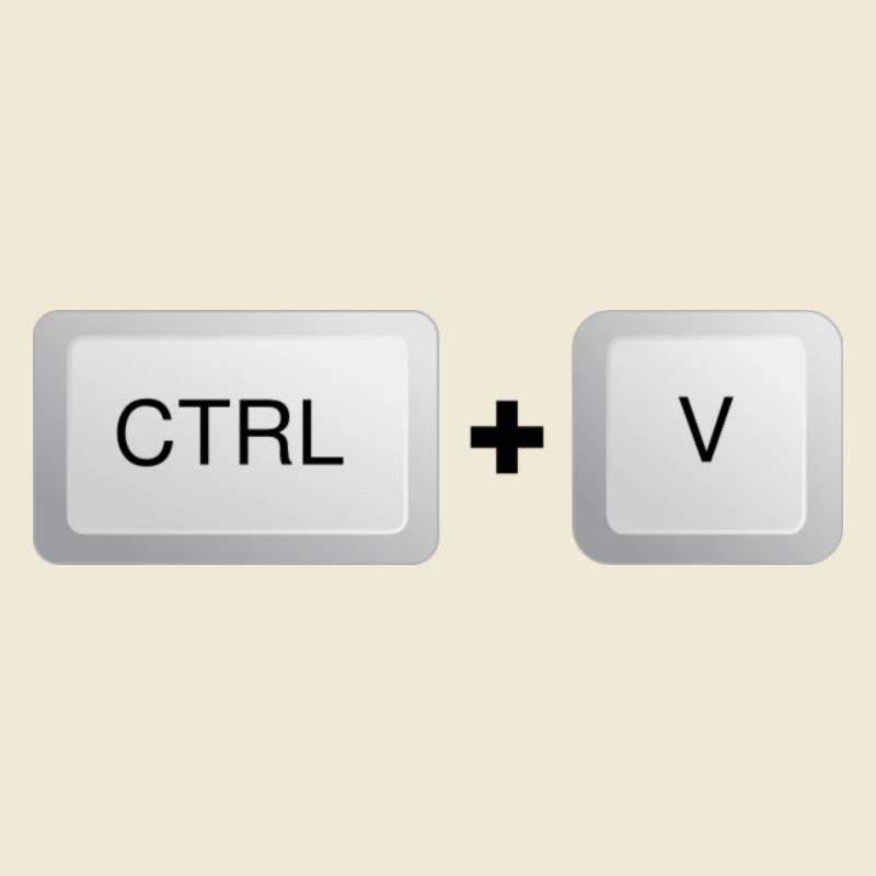 Control + V