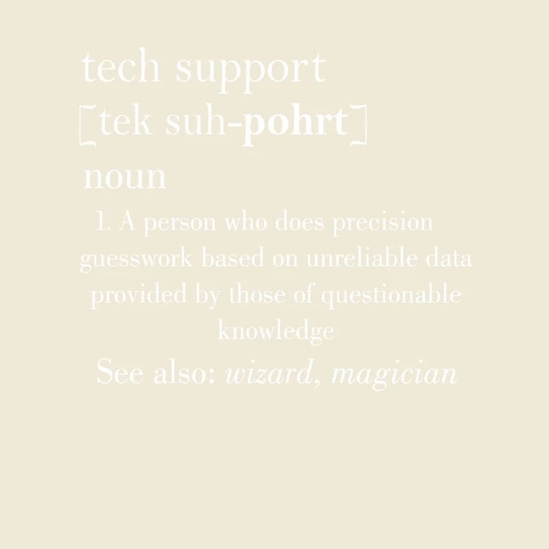 Tech support|Geschenkidee