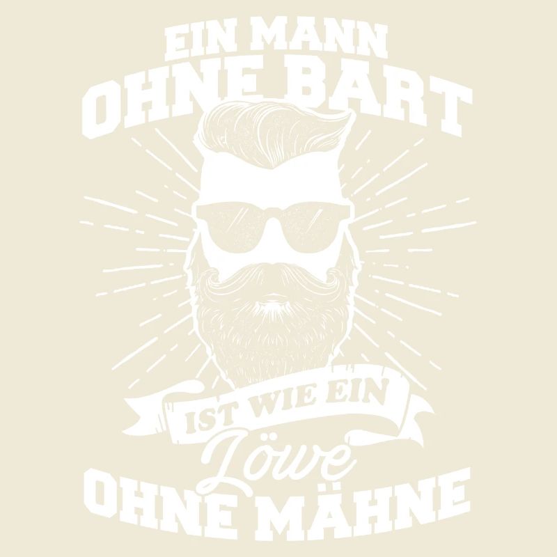 Mann Bart Löwe Vollbart