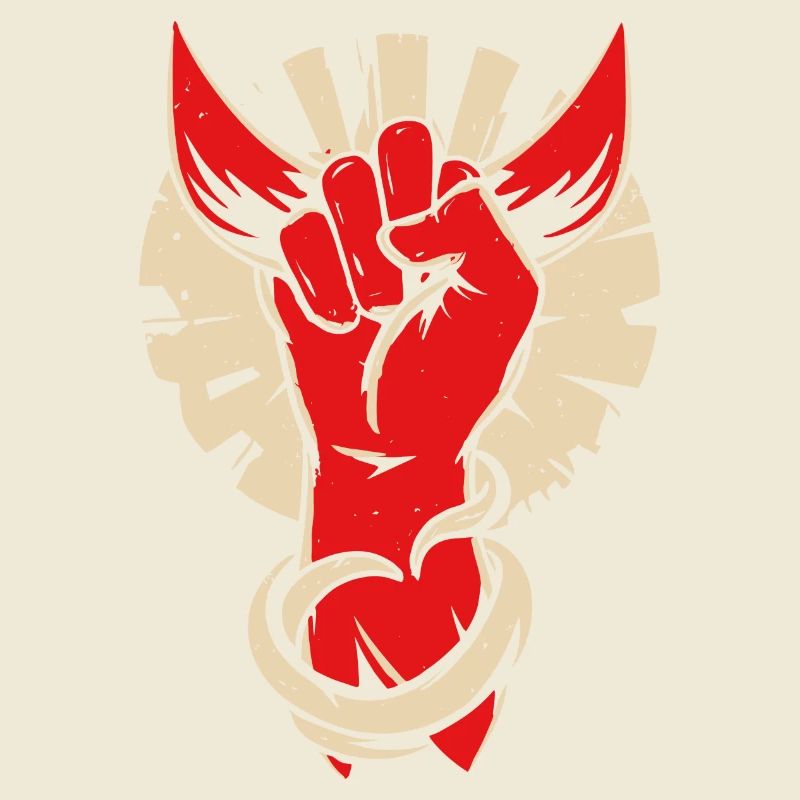 Devil horns hand
