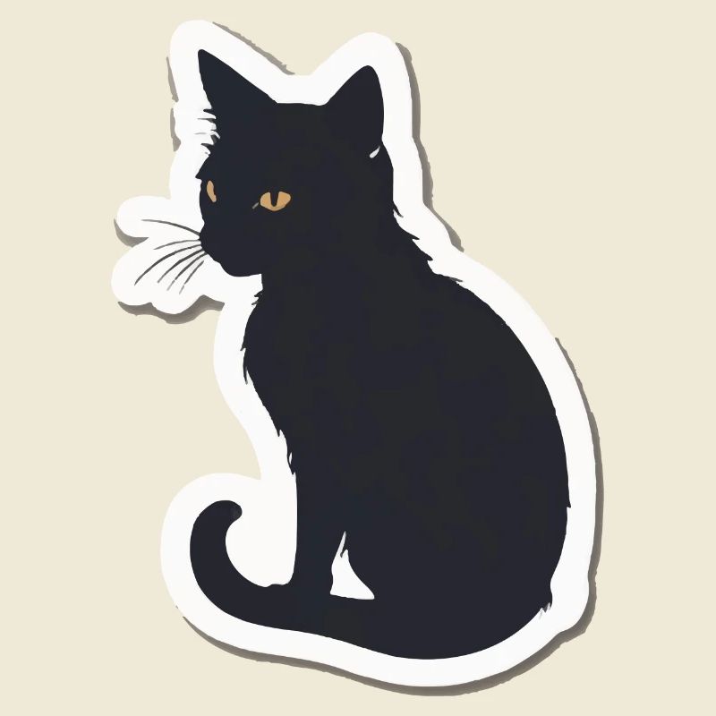 Silhouette de chat