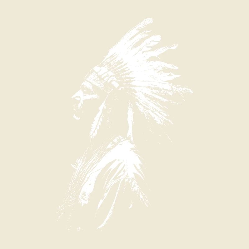 Indianer Silhouette