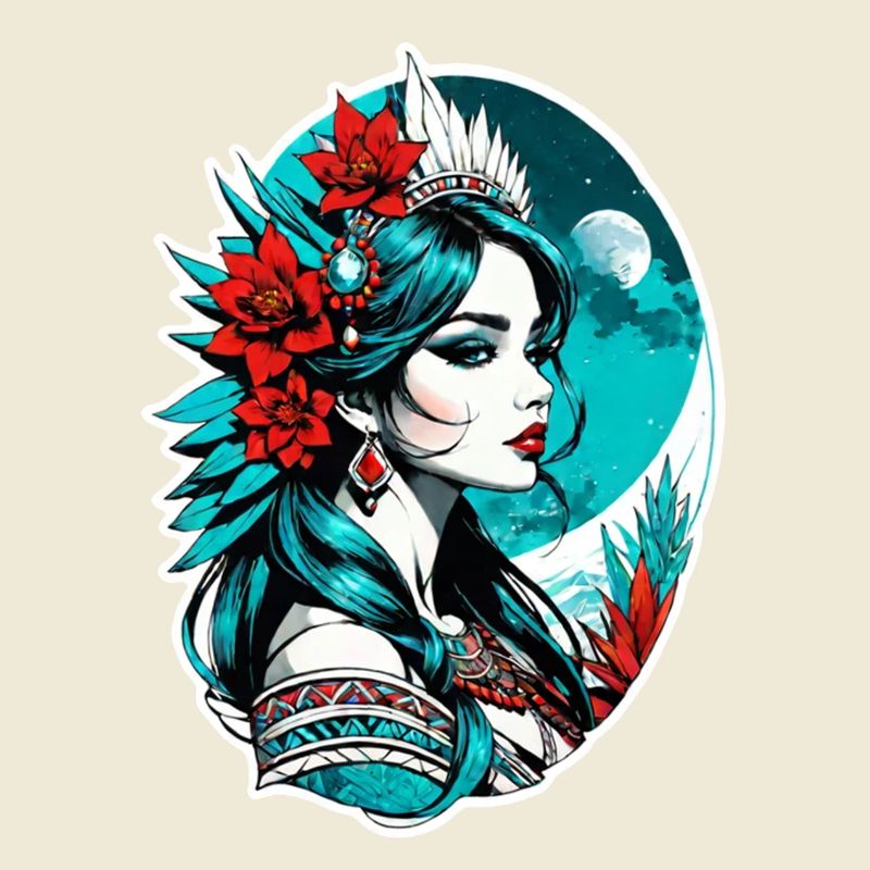 princesse indienne - aztek