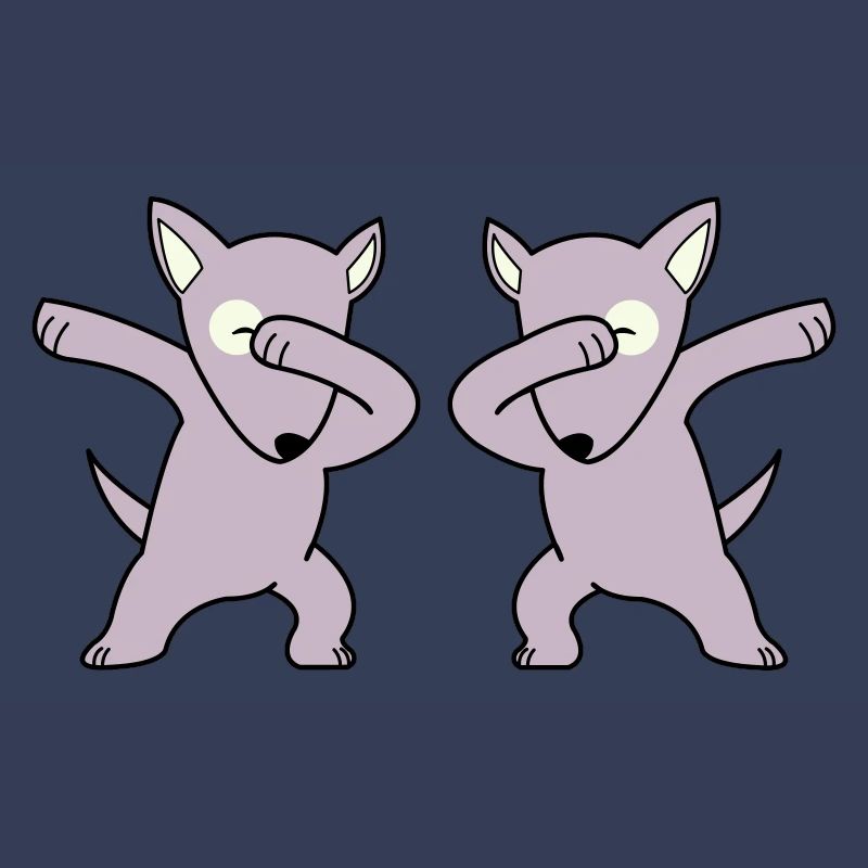 dog dabbing