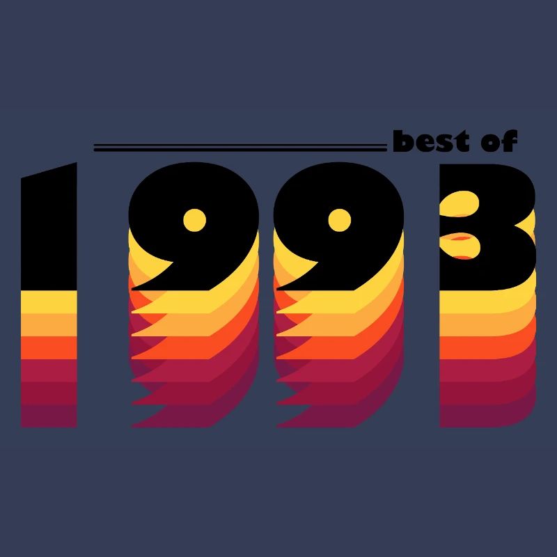 Vintage Bold Hommage à 1993 - Célébrer le 32ème