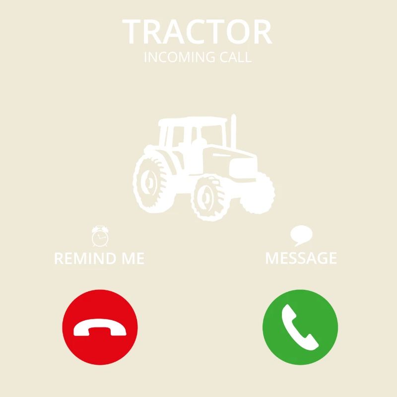 Call Mobile Anruf tractor traktor landwirt