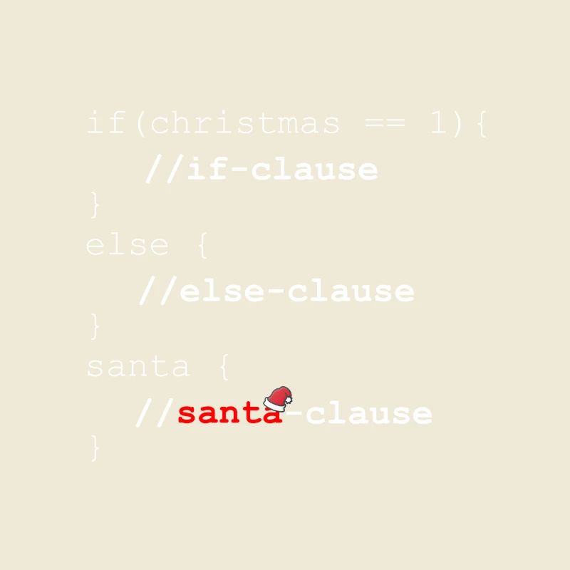 Santa-Clause – Weihnachten Programmierer Geschenk