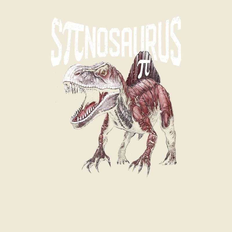 Funny Spinosaurus Pi Day Math Dinosaur