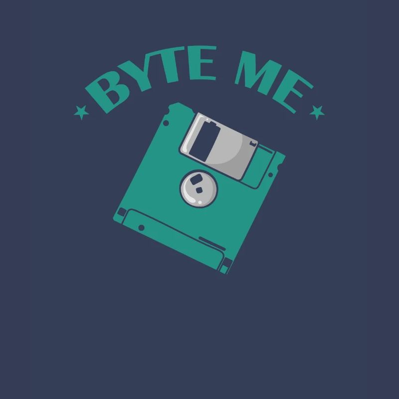 Byte me Diskette Floppy Disk Retrospeichermodul