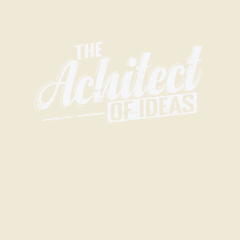 L’architecte des idées