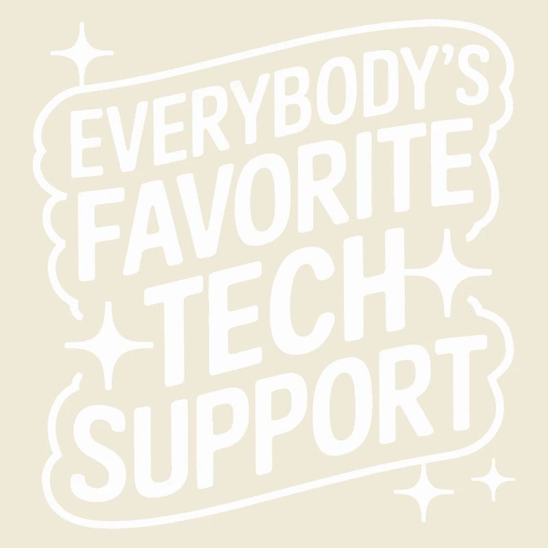 Technischer Support Computerfreak Nerd