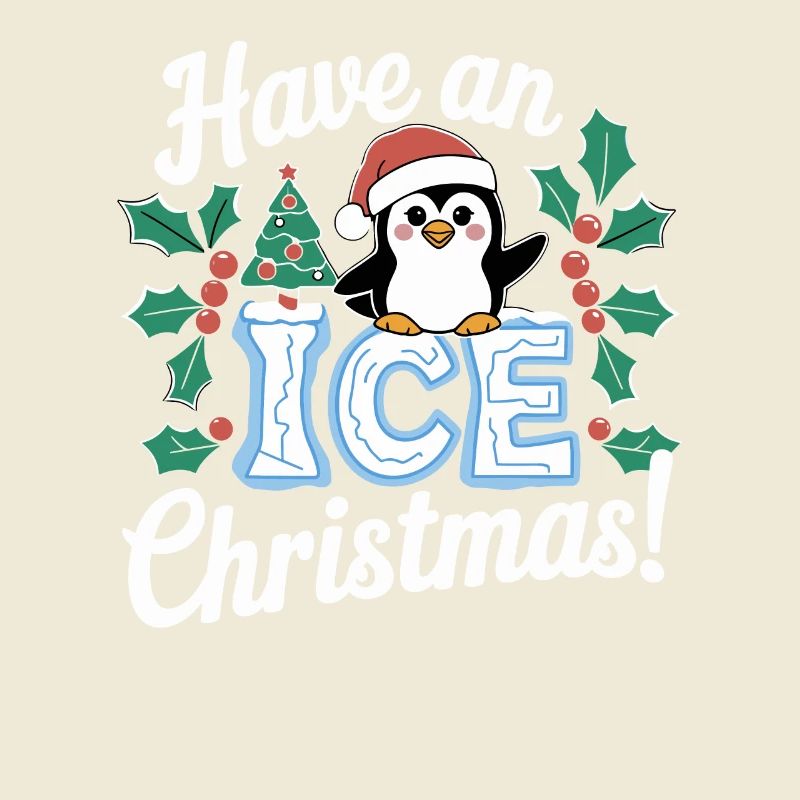 Hab Einen Eisigen Weihnachtszeit Pinguin