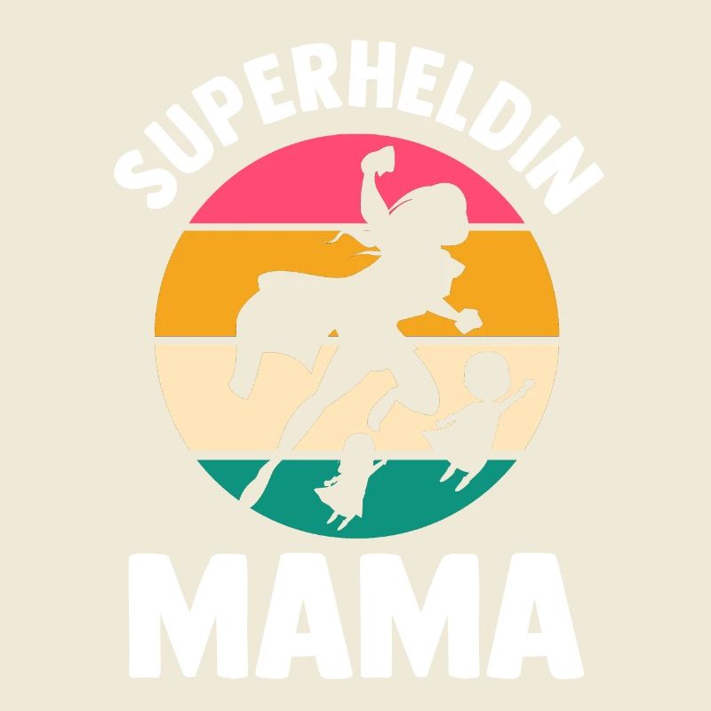 Mutter Superheldin Mama