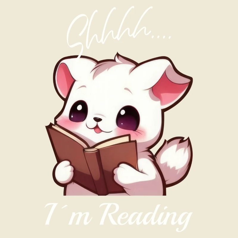 Katze mit Buch
