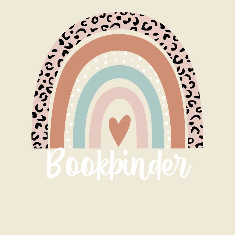 Buchbinder Regenbogen Leopard Lustiger Buchbinder