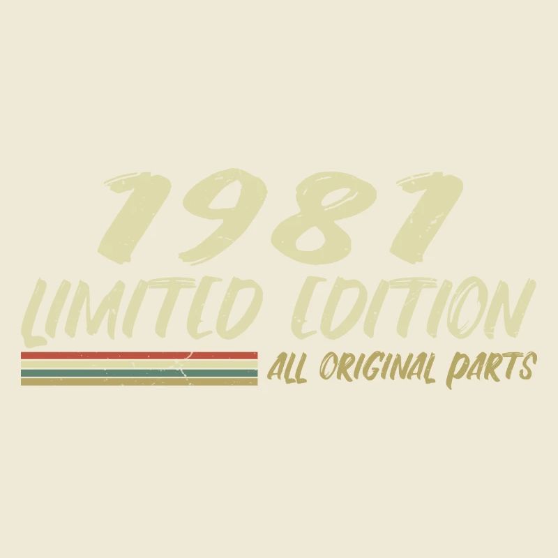 1981 Geburtstag Geschenkidee 1981