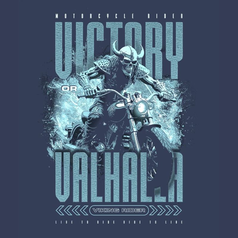 Motorrad Nordische Wikinger Sieg Oder Walhalla