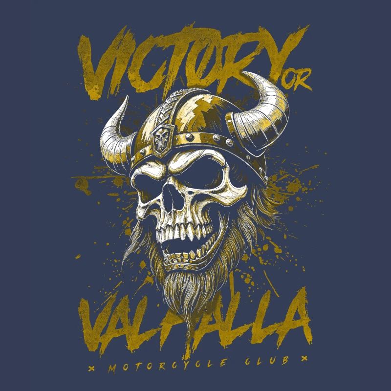 Motorrad Nordische Wikinger Sieg Oder Walhalla