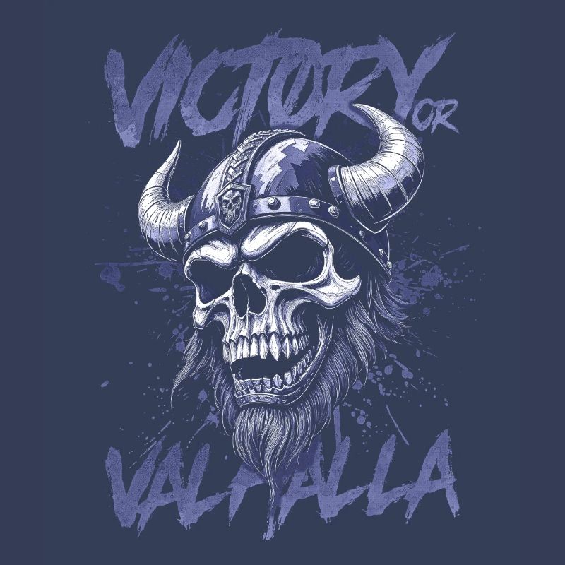 Nordischer Wikingersieg oder Walhalla