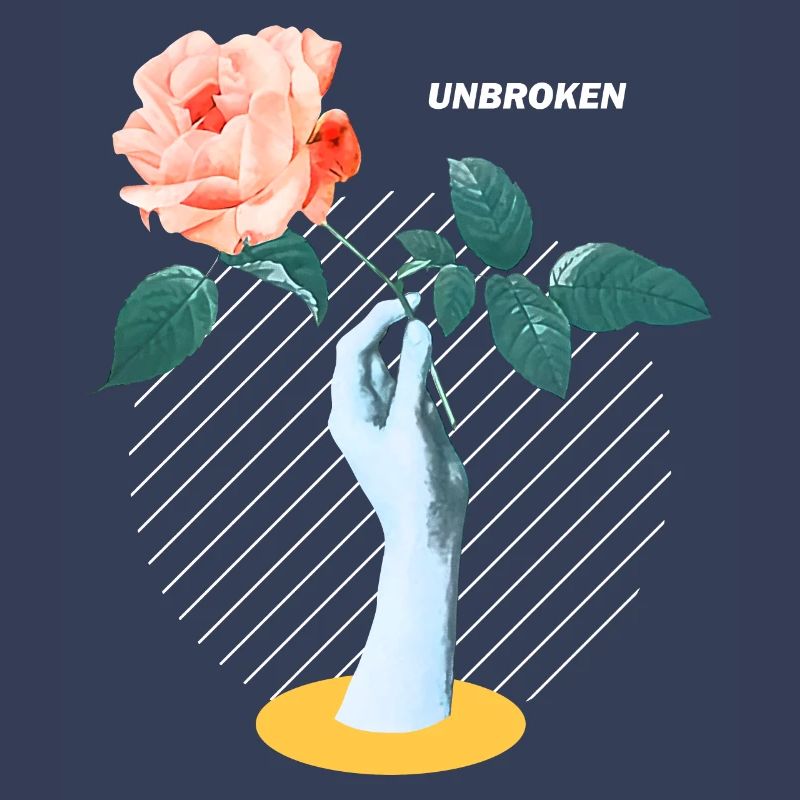 Graphique de fleur ininterrompue