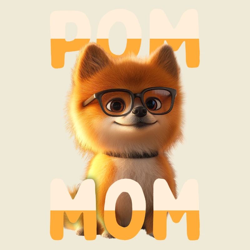 Pom Mom Zwergspitz Mommy Spitz Mama Muttertag Mom