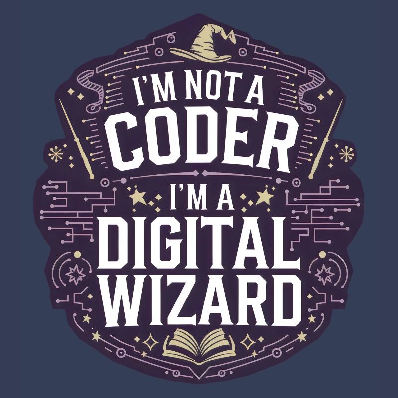 I'm Not a Coder I'm a Digital Wizard Programmierer