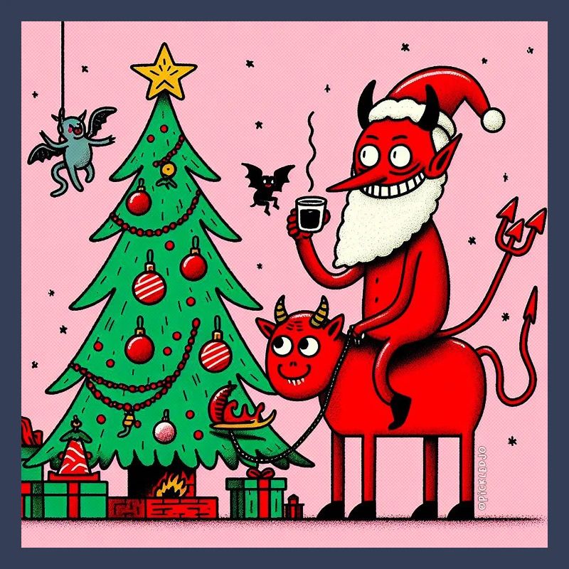 Devil Christmas Cartoon