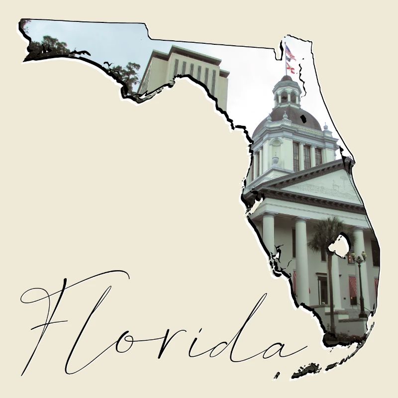 Florida State Capitol in Florida Map FL
