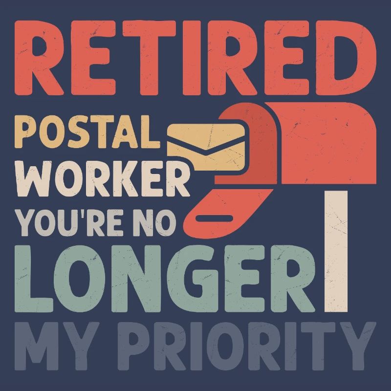Retired Postal Worker Mailman Postal Worker