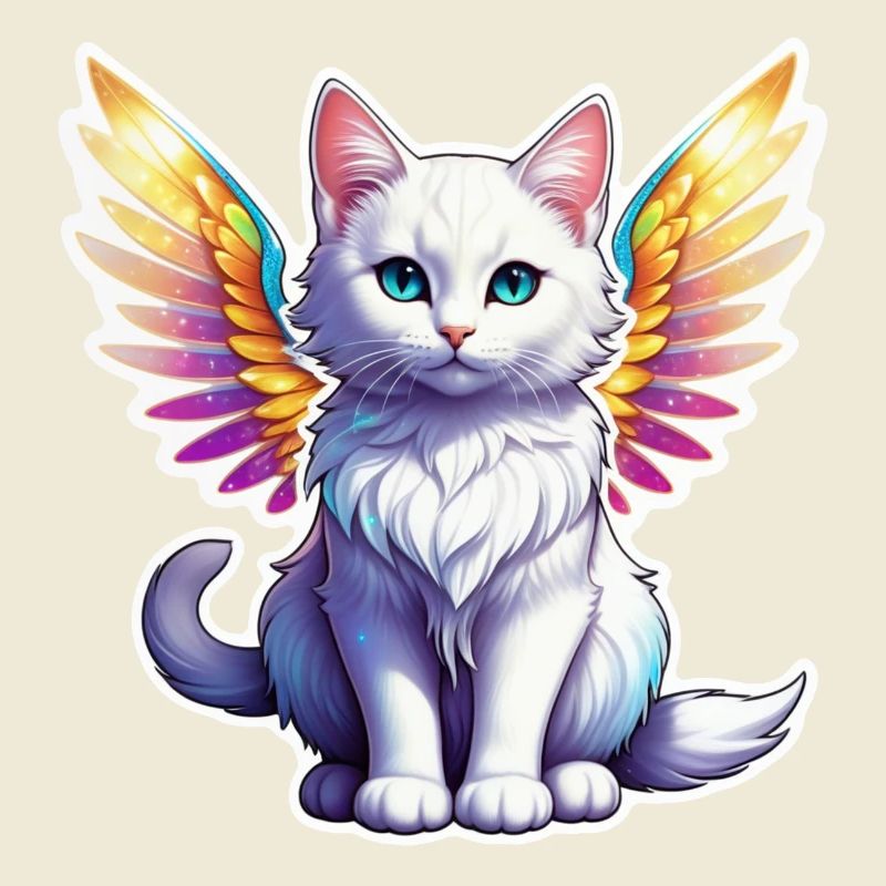 chat avec des ailes
