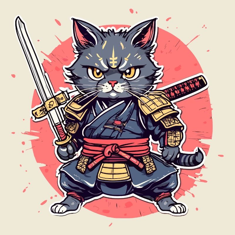 Samurai Cat #32