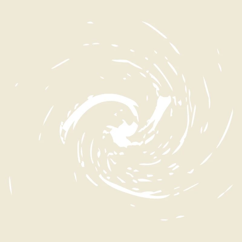 Abstract Vortex / Line / White / Pattern