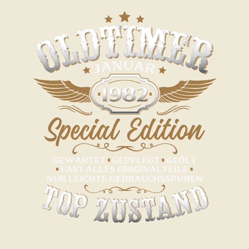 44. Geburtstag Geschenk Oldtimer Januar 1982