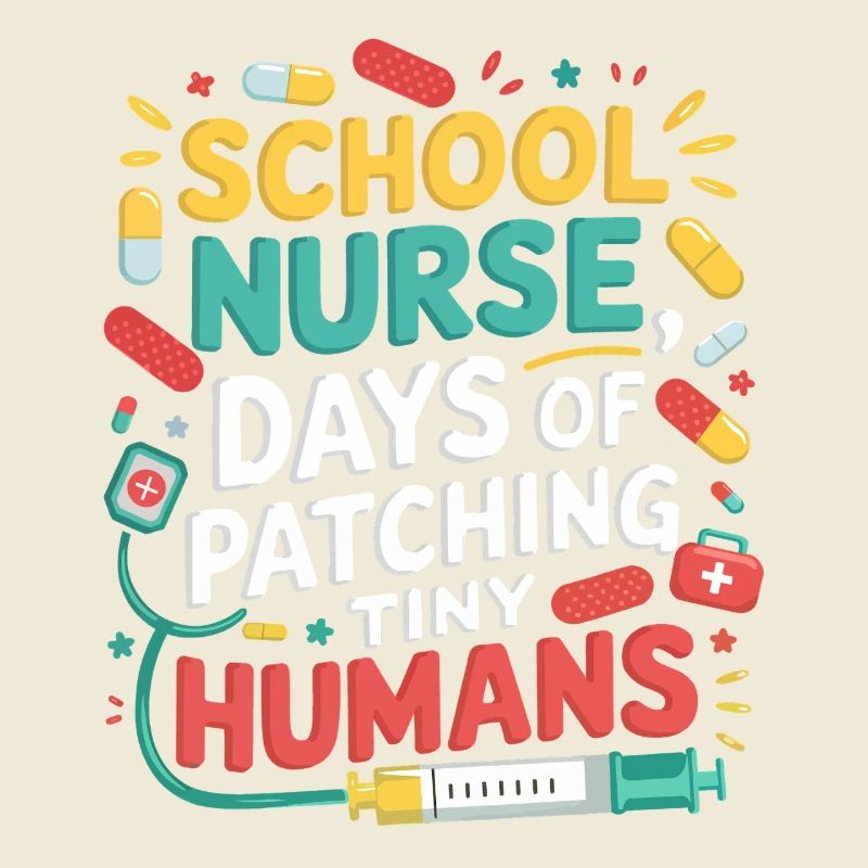 Schulkrankenschwester Patchwork Minis