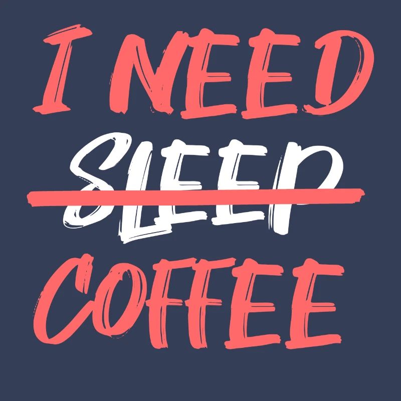 Fatigue Coffee Lovers Statement Coffee Drinking