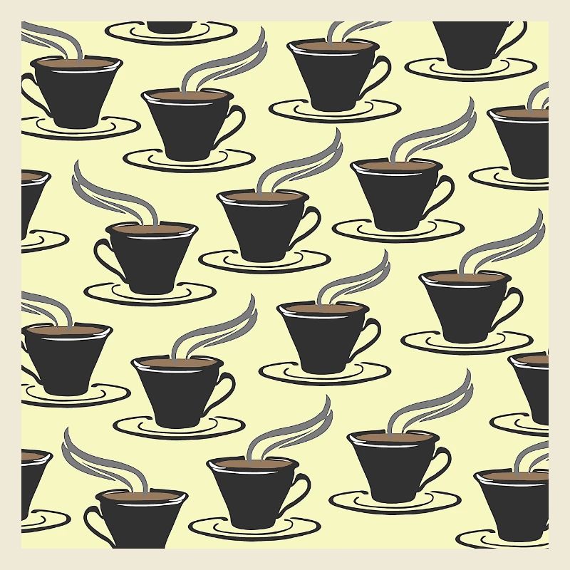 tolle küchenmuster, kaffeetassenmuster