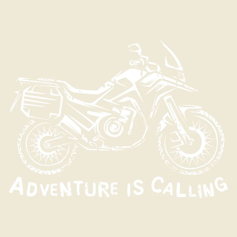Adventure is Calling – Motorcycle Graphics
