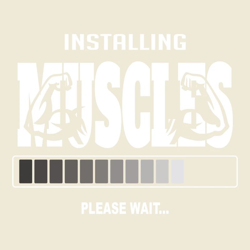 Installing Muscles – Funny Gym Workout