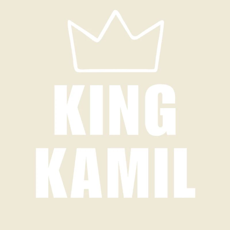 Kamil Name mit Buchstabe K - King Crown Hemd