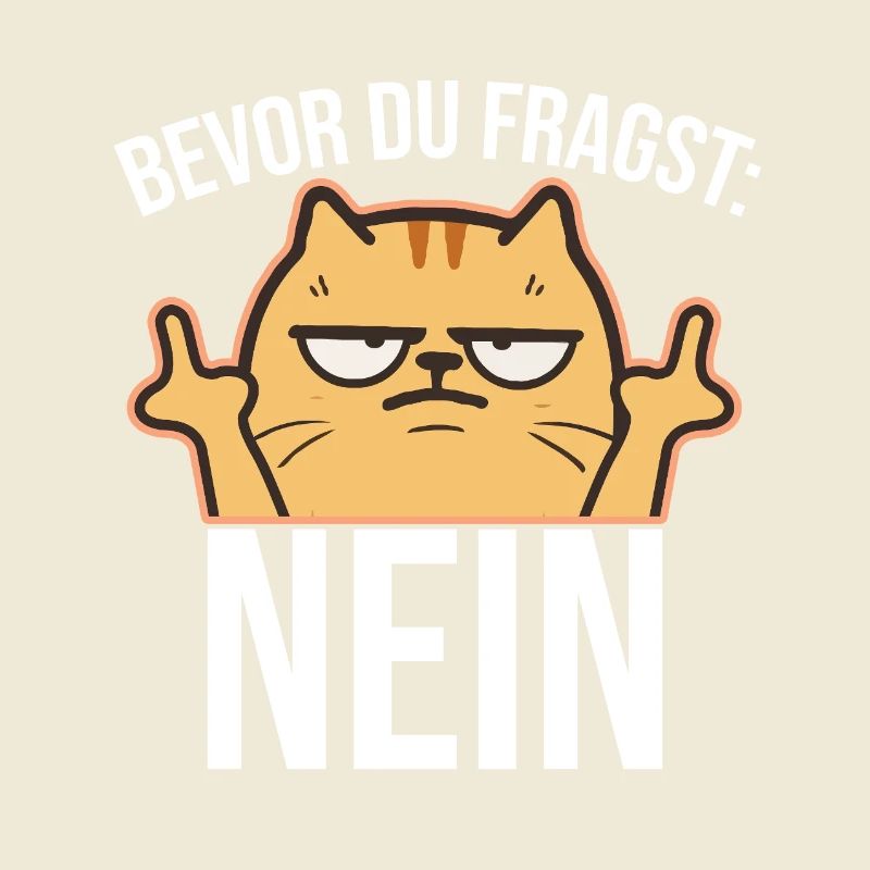 Mittelfinger Katze 