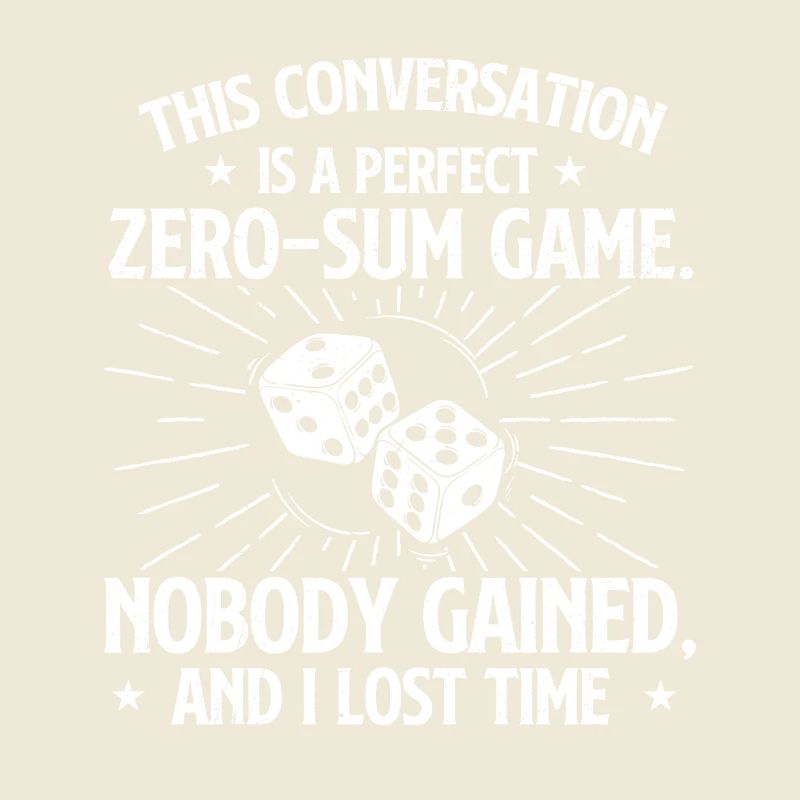 Dieses Gespräch war ein perfektes Nullsummenspiel