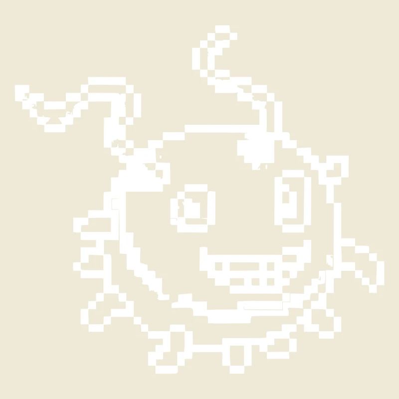 Virus Monster Pixel Art Comic