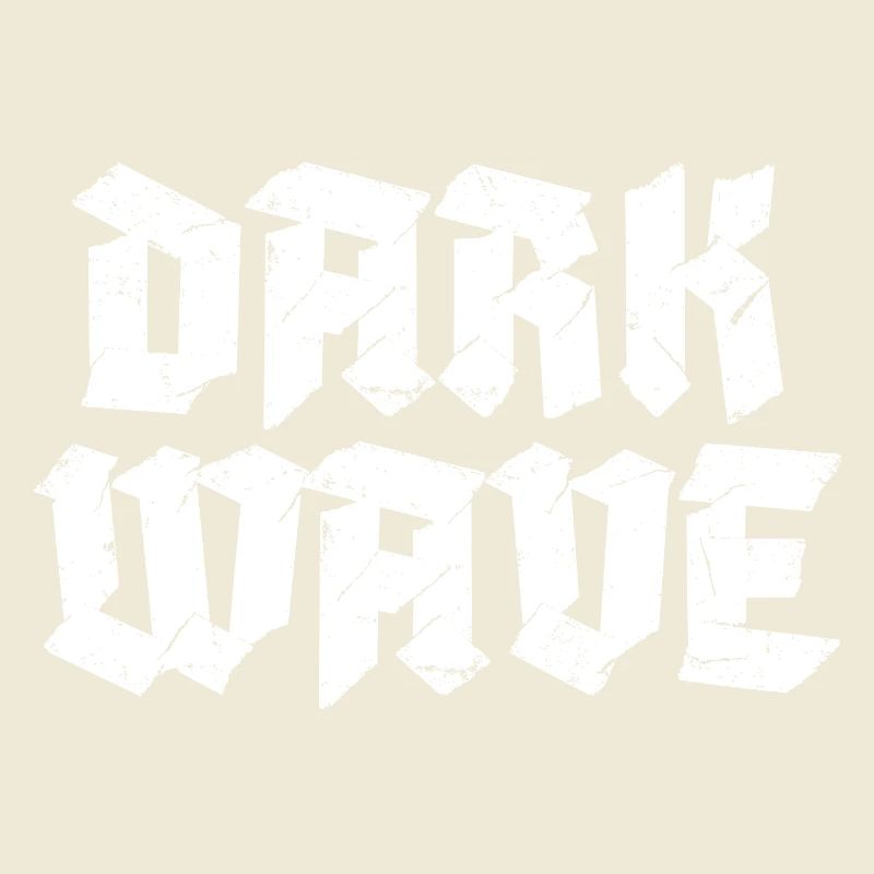 Conception du logo typographique Dark Wave