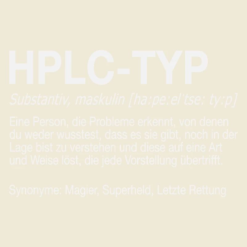 High Performance Liquid Chromatography HPLC Typ