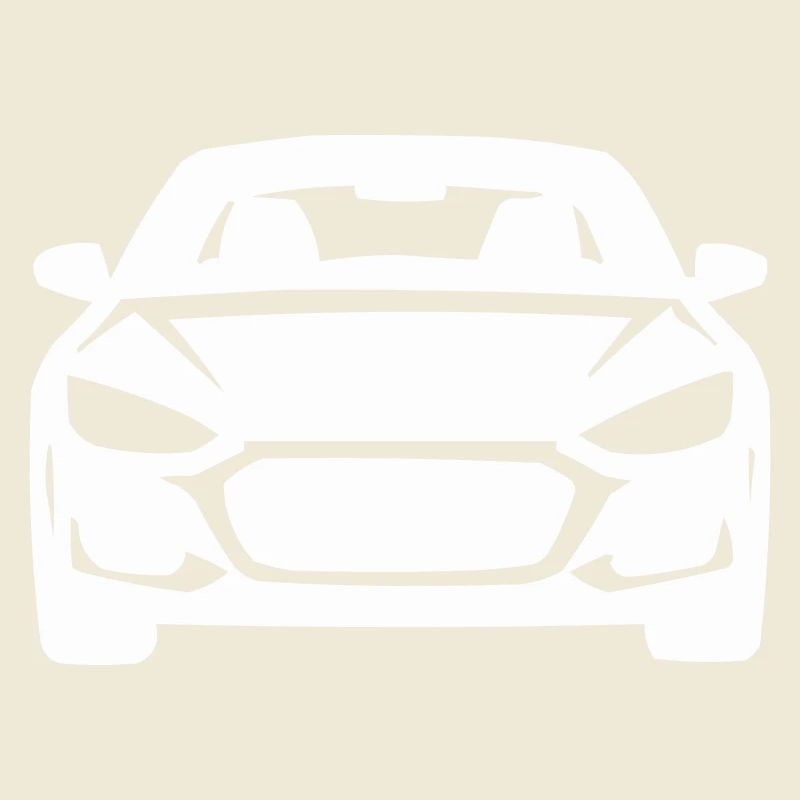 Frontlinien Silhouette Auto