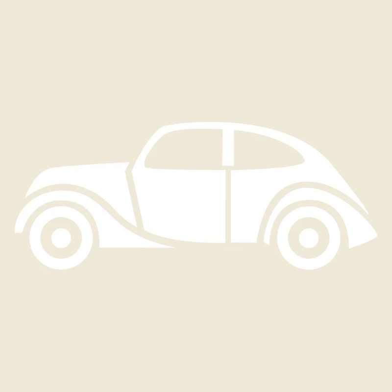 Oldtimer Symbol - Auto Klassiker Comic